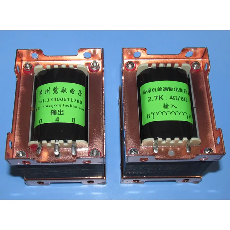2.7K 6W long magnetic circuit tube single-ended output transformer suitable for 2A3 or 6P1, 6P14, 6P15, 6P6P, 6P3P, etc.
2.7K 6W long magnetic circuit tube single-ended output transformer suitable for 2A3 or 6P1, 6P14, 6P15, 6P6P, 6P3P, etc.