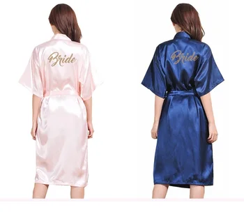 Free Shipping 8 pcs lot Long type Red Black dark blue purple pink white Bride bridesmaid Honor of Maid Wedding Satin Robes
Free Shipping 8 pcs lot Long type Red Black dark blue purple pink white Bride bridesmaid Honor of Maid Wedding Satin Robes