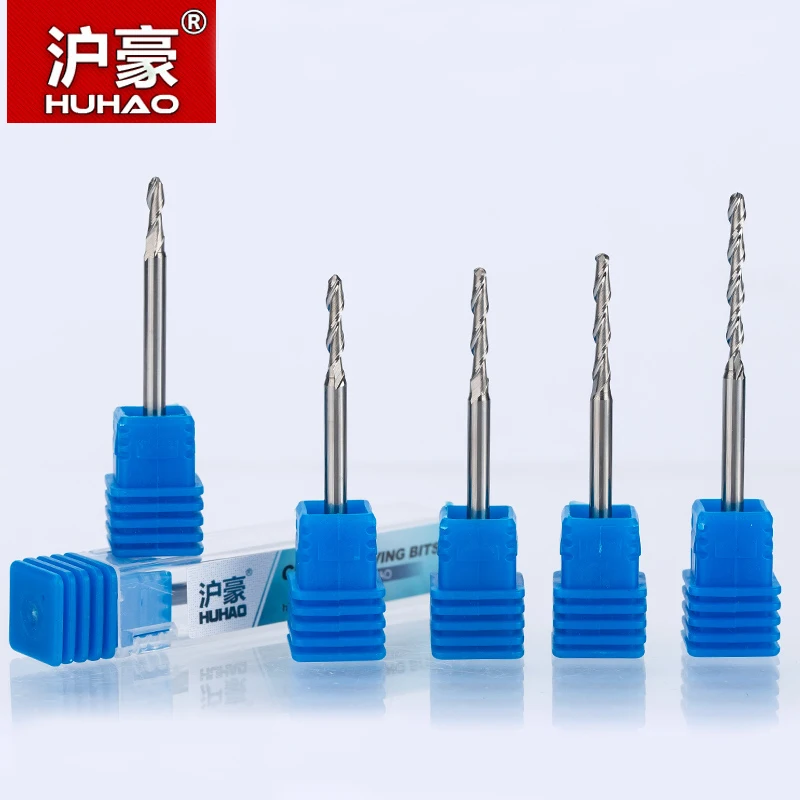 HUHAO 1pc 3.175mm ball nose end mills 2 Flute Spiral CNC router bits for wood tungsten carbide milling 3A Top quality route tool
HUHAO 1pc 3.175mm ball nose end mills 2 Flute Spiral CNC router bits for wood tungsten carbide milling 3A Top quality route tool