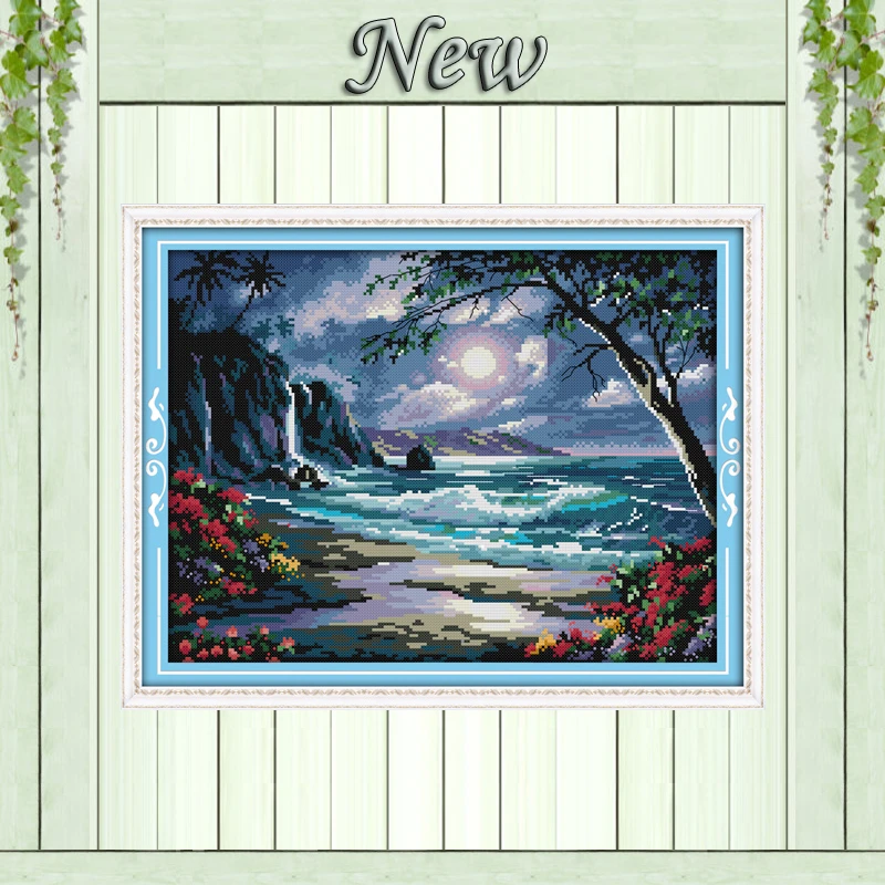 The Beautiful Scenery sea of the moon,11CT printed on canvas DMC 14CT Cross Stitching kits,needlework embroidery Sets,Home Decor
The Beautiful Scenery sea of the moon,11CT printed on canvas DMC 14CT Cross Stitching kits,needlework embroidery Sets,Home Decor
