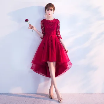 Burgundy Chinese Traditional Dress Short Qipao Bride Cheongsam Dress Vestidos Chinos Oriental Wedding Gowns Party Dresses
Burgundy Chinese Traditional Dress Short Qipao Bride Cheongsam Dress Vestidos Chinos Oriental Wedding Gowns Party Dresses