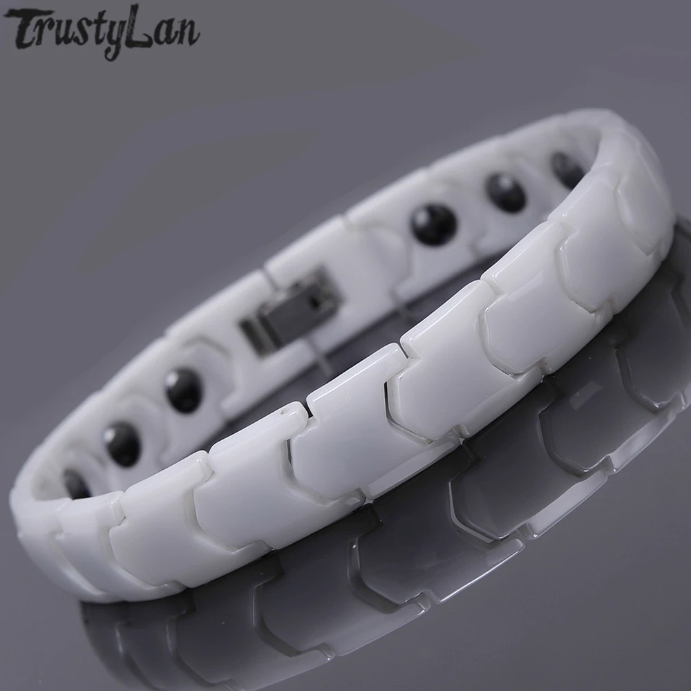 Luxury Ceramic Couple Bracelets For Women Health Care Energy Magnetic Man Bracelet Male Female Best Friends Gifts Men Jewellery
Luxury Ceramic Couple Bracelets For Women Health Care Energy Magnetic Man Bracelet Male Female Best Friends Gifts Men Jewellery
