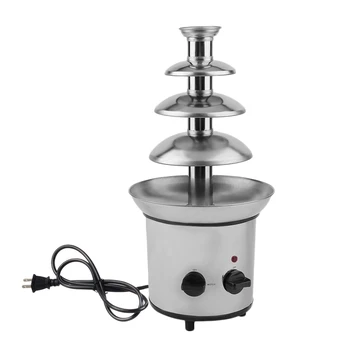 4 Tiers Commercial Stainless Steel Event Wedding Children Birthday Home Chocolate Fondue Waterfall Fountain Machine US Plug
4 Tiers Commercial Stainless Steel Event Wedding Children Birthday Home Chocolate Fondue Waterfall Fountain Machine US Plug