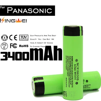 100% New Brand KingWei Original 2PCS Rechargeable18650 Battery 3400mAh 3.7v Li-ion Batteries For Panasonic NCR18650B
100% New Brand KingWei Original 2PCS Rechargeable18650 Battery 3400mAh 3.7v Li-ion Batteries For Panasonic NCR18650B