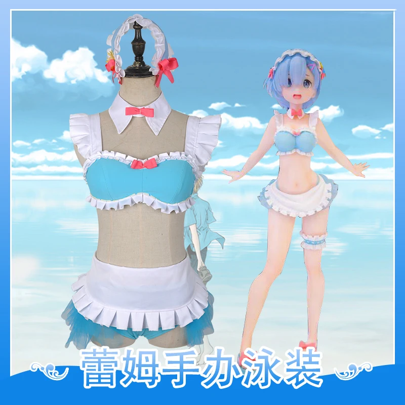 Anime! Re:Life in a different world from zero Rem Swimsuit Lovely Sexy Uniform Cosplay Costume Pool Party Swimwear Free Shipping
Anime! Re:Life in a different world from zero Rem Swimsuit Lovely Sexy Uniform Cosplay Costume Pool Party Swimwear Free Shipping