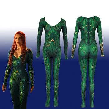 Women girls Aquaman Costumes Cosplay Mera Costume Justice League Mera Zentai Bodysuit Jumpsuit Halloween Carnival Party Props
Women girls Aquaman Costumes Cosplay Mera Costume Justice League Mera Zentai Bodysuit Jumpsuit Halloween Carnival Party Props