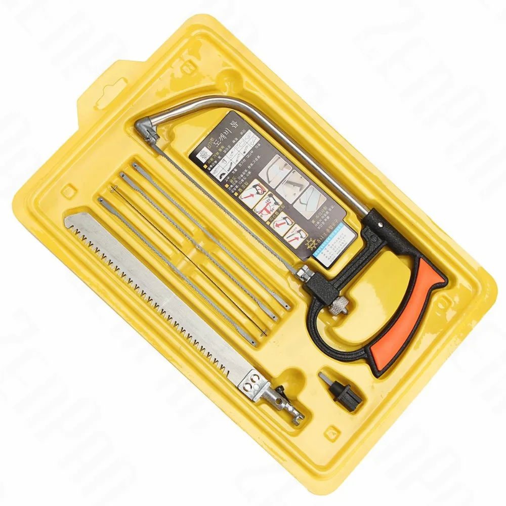 9 in 1 Multifunctional Magic Saw with 5 Saw Blades Hand Kit Set For Wood Working Tool
9 in 1 Multifunctional Magic Saw with 5 Saw Blades Hand Kit Set For Wood Working Tool