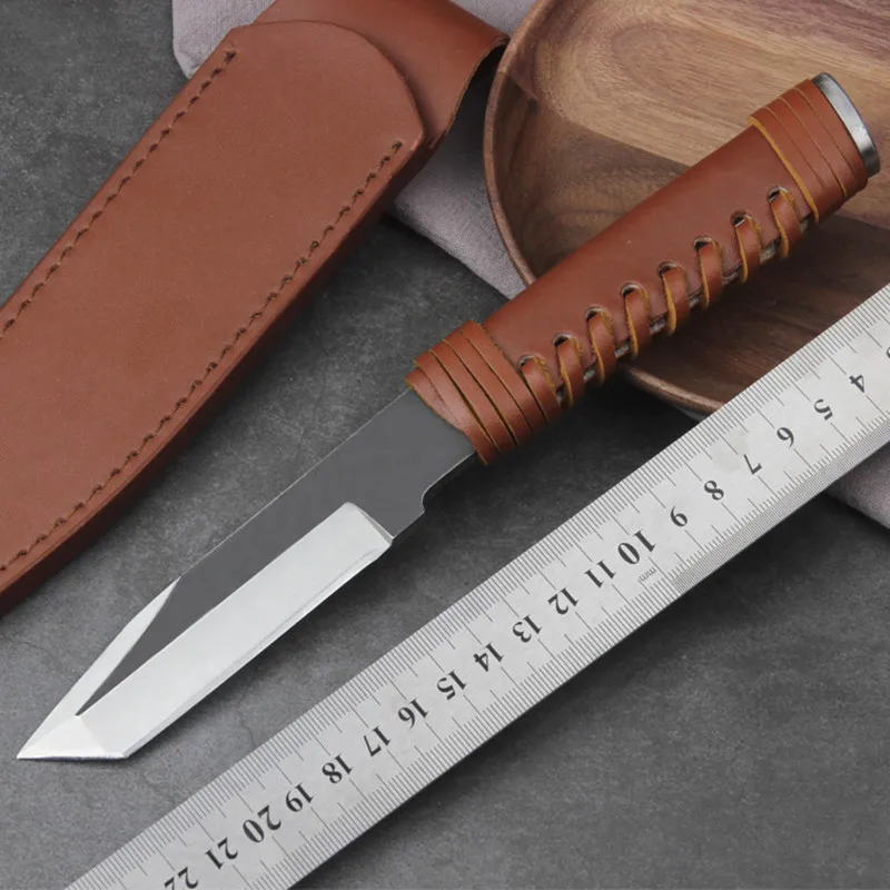 Handmade Camping Hunting knife Practical Portable Fixed knives Outdoor Survival Rescue Tactics EDC Tools
Handmade Camping Hunting knife Practical Portable Fixed knives Outdoor Survival Rescue Tactics EDC Tools