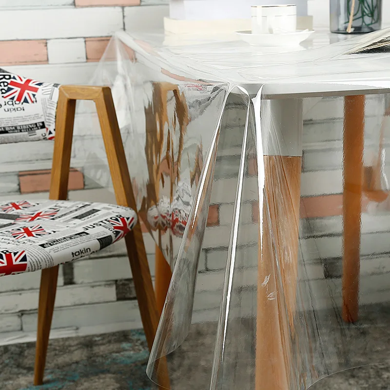 0.5mm PVC transparent tablecloth Oil Tablecloth Glass Soft Cloth Drooping waterproof Table cloth Party Protective table Placemat
0.5mm PVC transparent tablecloth Oil Tablecloth Glass Soft Cloth Drooping waterproof Table cloth Party Protective table Placemat