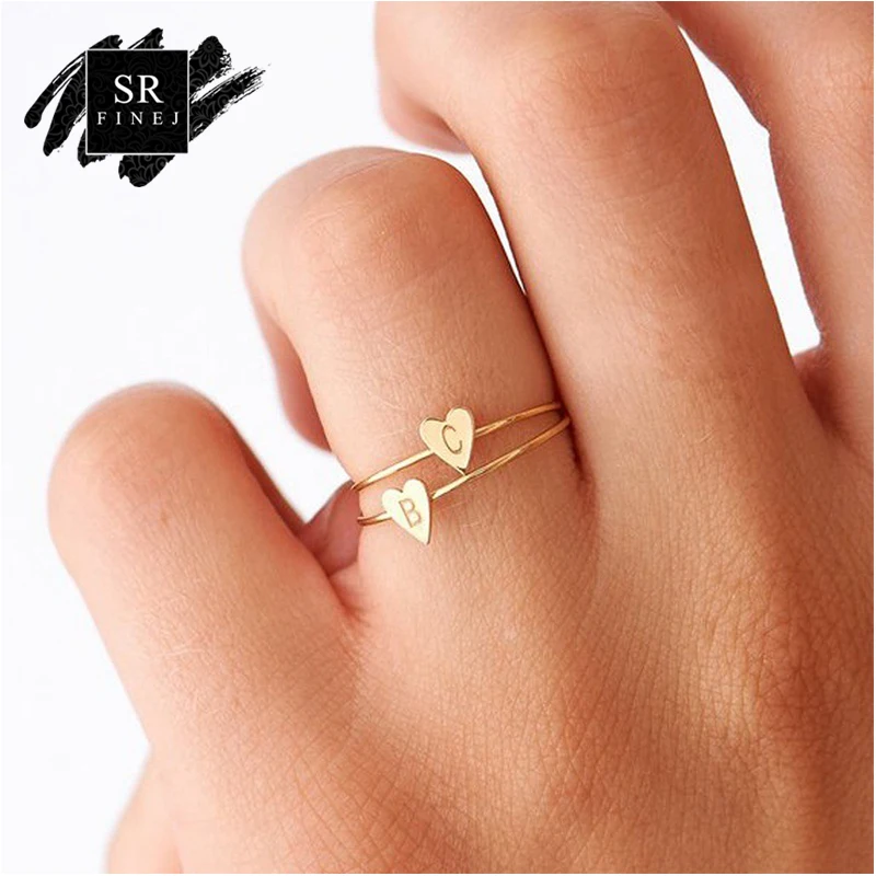 SR:FINEJ Fashion Jewelry A-Z 26 Oval Letter Rings For Women Lovers Gold Silver Color Name Ring DIY Female Heart Fashion Rings
SR:FINEJ Fashion Jewelry A-Z 26 Oval Letter Rings For Women Lovers Gold Silver Color Name Ring DIY Female Heart Fashion Rings