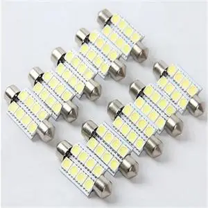 10pcs/lot 5050 Super White Festoon Dome LED Car Light Bulb Lamp LED Light 41mm 8 SMD Canbus Auto Car LED Bulb
10pcs/lot 5050 Super White Festoon Dome LED Car Light Bulb Lamp LED Light 41mm 8 SMD Canbus Auto Car LED Bulb