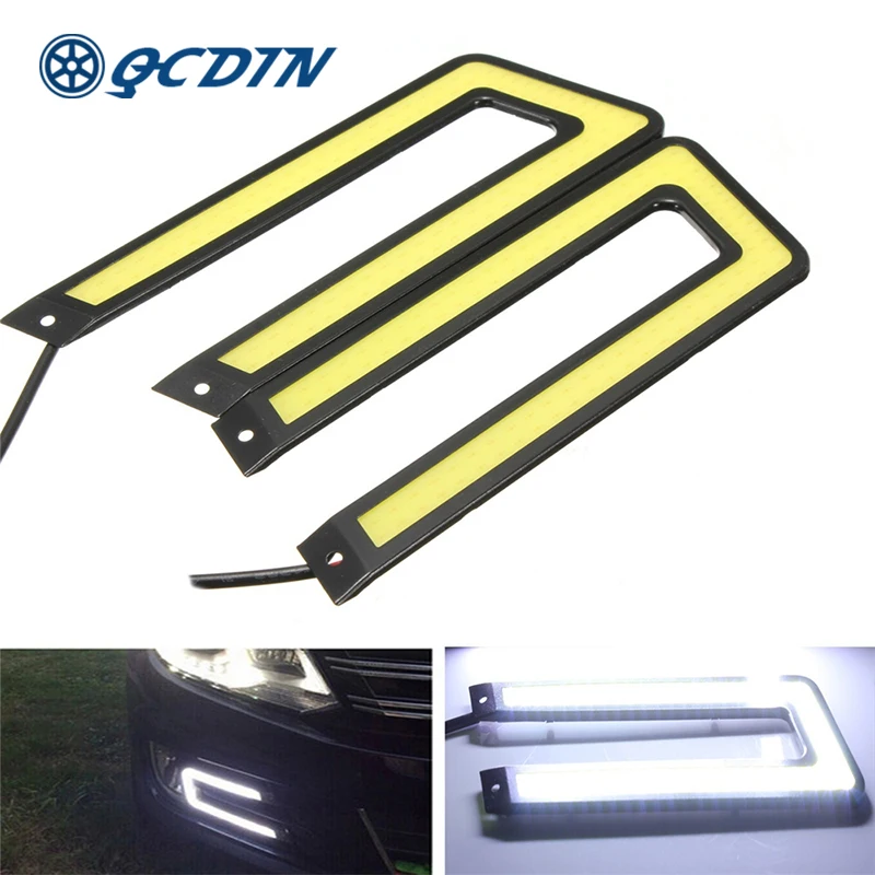 QCDIN Car Signal Lamp LED U-Shaped Daytime LED COB DRL Daytime Running Driving Fog Lamp 6000K 10W 12V Car Running Light
QCDIN Car Signal Lamp LED U-Shaped Daytime LED COB DRL Daytime Running Driving Fog Lamp 6000K 10W 12V Car Running Light
