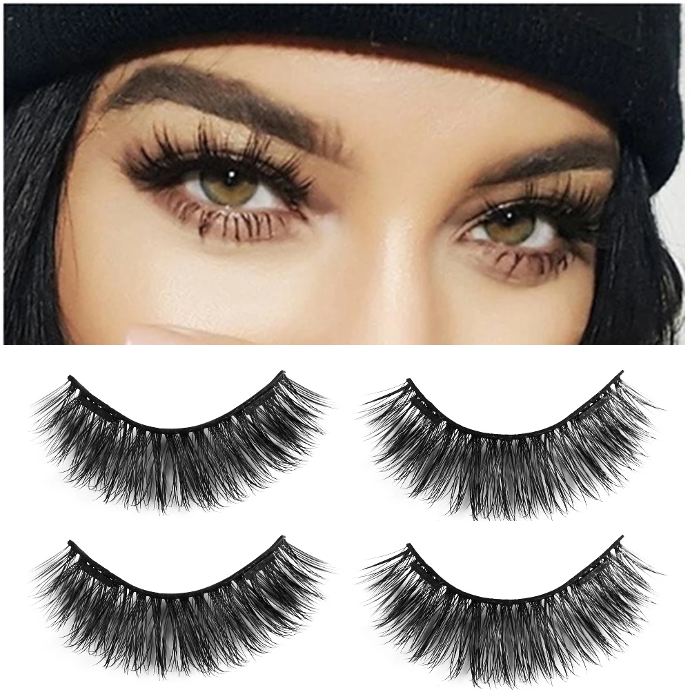 1 Pair Dual Magnetic False Eyelashes Natural Makeup Magnets Fake Eye Lashes Glue-free Reusable Make up Beauty Extension Tools
1 Pair Dual Magnetic False Eyelashes Natural Makeup Magnets Fake Eye Lashes Glue-free Reusable Make up Beauty Extension Tools