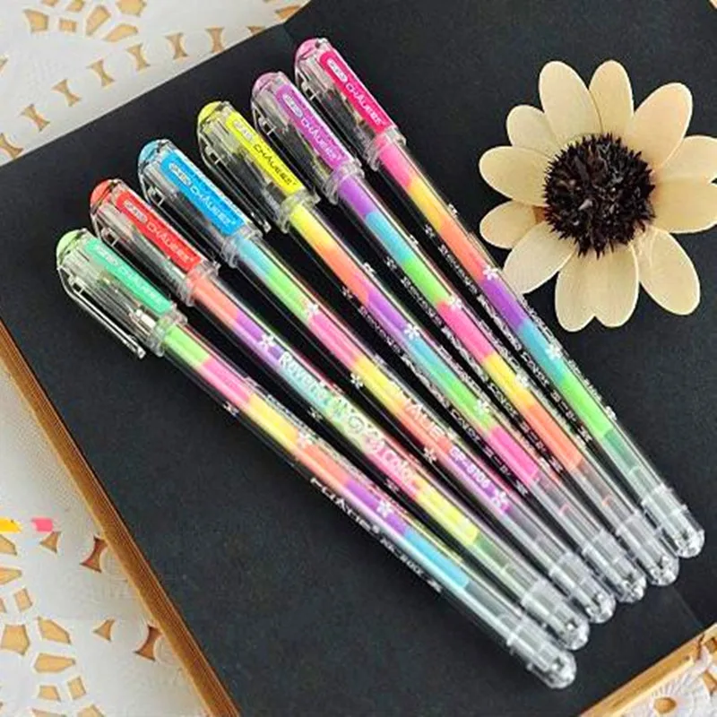 10 pcs/lot Rainbow pen South Korea Stationery Novelty Multicolor Pen 6 in1 Colorful Highlighter Creative School Supplies
10 pcs/lot Rainbow pen South Korea Stationery Novelty Multicolor Pen 6 in1 Colorful Highlighter Creative School Supplies