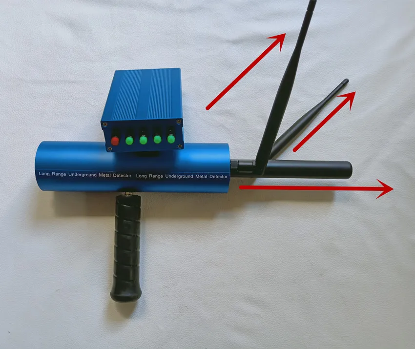 Blue Dual Antenna Remote Metal Detector AKS Underground Metal Detector Gold, Silver, Copper and Gemstone Options
Blue Dual Antenna Remote Metal Detector AKS Underground Metal Detector Gold, Silver, Copper and Gemstone Options