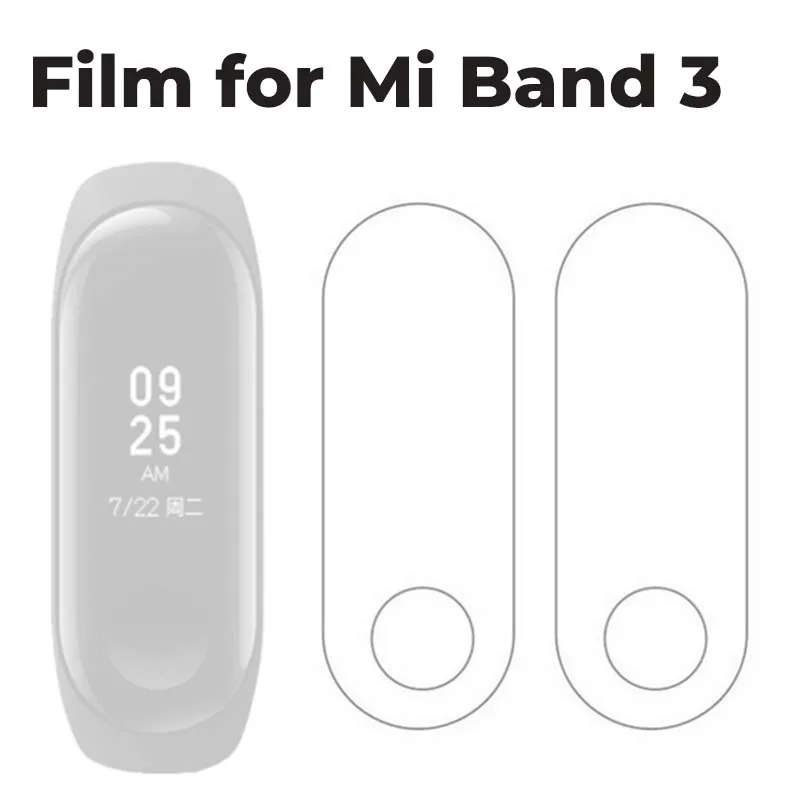 Unofficial Xiaomi Screen Protector Film For Xiaomi Mi Band 3 Mi Band 3 Full Cover Protective Films Not Tempered Glass
Unofficial Xiaomi Screen Protector Film For Xiaomi Mi Band 3 Mi Band 3 Full Cover Protective Films Not Tempered Glass
