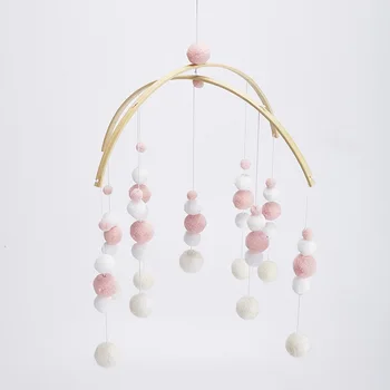 38*60cm Wool Ball Pendant Decor Photography Props Gifts Wind Chimes Bell Baby Toys for Bed Tent
38*60cm Wool Ball Pendant Decor Photography Props Gifts Wind Chimes Bell Baby Toys for Bed Tent