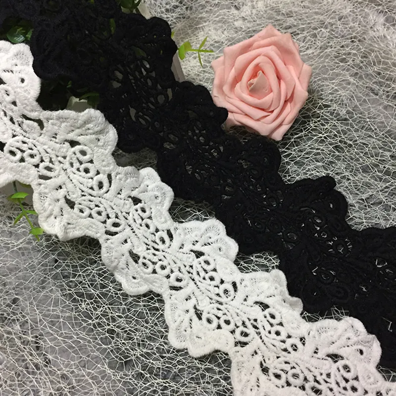 Fadesen Water-soluble lace fabric 100*9cm thickened embroidery accessories DIY clothing skirt hollow lace decoration
Fadesen Water-soluble lace fabric 100*9cm thickened embroidery accessories DIY clothing skirt hollow lace decoration
