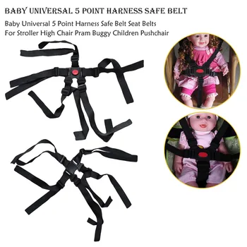 Baby Universal 5 Point Harness Safe Belt Seat Belts For Stroller High Chair Pram Buggy Children Pushchair Suitable Safe Easy Use
Baby Universal 5 Point Harness Safe Belt Seat Belts For Stroller High Chair Pram Buggy Children Pushchair Suitable Safe Easy Use