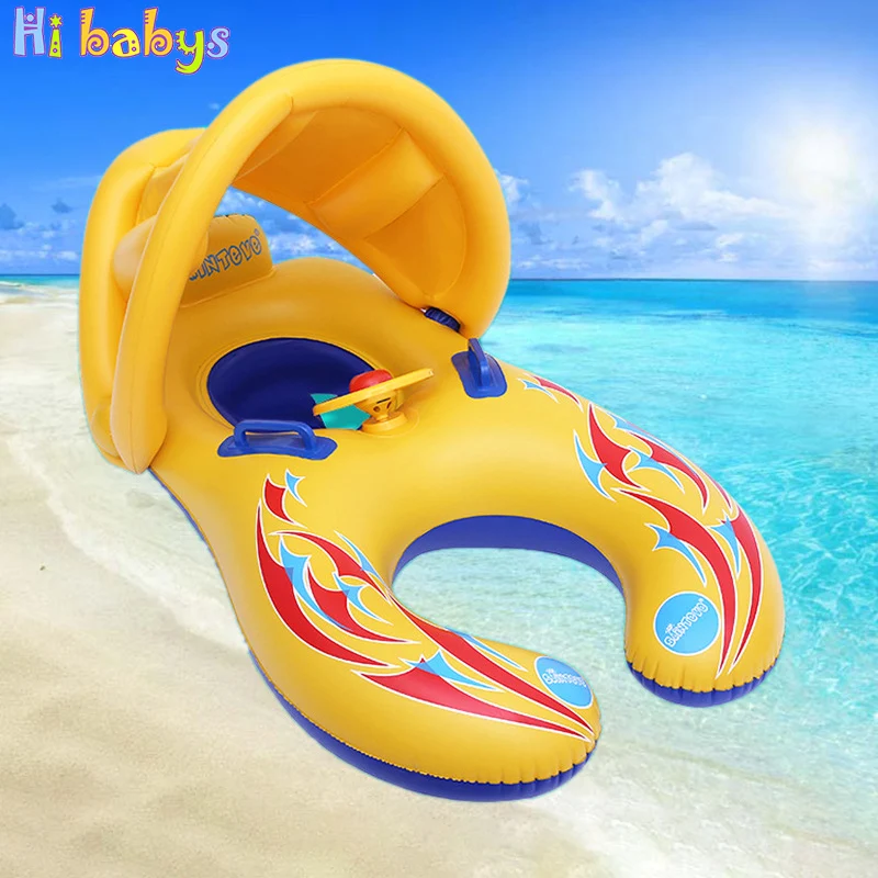 Kids Swim Ring Sun Protection Inflatable Ring Baby Double Pool Swim Float Sunshade Children Safety Pool Toys Swim Ring Seat
Kids Swim Ring Sun Protection Inflatable Ring Baby Double Pool Swim Float Sunshade Children Safety Pool Toys Swim Ring Seat