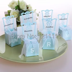 Blue Themed Wedding Favors Monogram Initial Chair Favor Boxes with Ribbon Customized Logo Sweet Box+150pcs/Lot+FREE SHIPPING
Blue Themed Wedding Favors Monogram Initial Chair Favor Boxes with Ribbon Customized Logo Sweet Box+150pcs/Lot+FREE SHIPPING