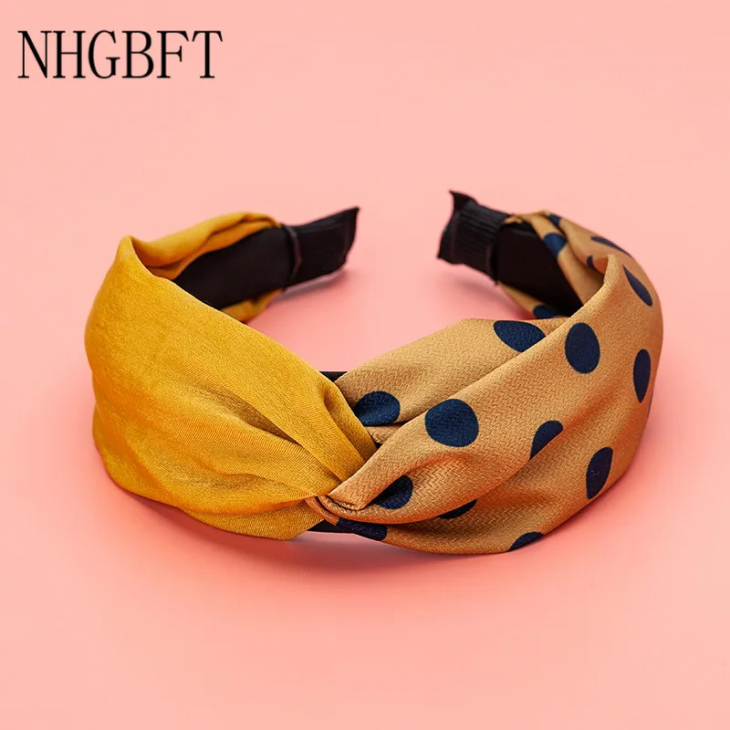 NHGBFT NEW Solid Colors Wave point Hair Knotted Hair Band headbands for hair woman girls headband Dropshipping
NHGBFT NEW Solid Colors Wave point Hair Knotted Hair Band headbands for hair woman girls headband Dropshipping