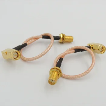 10pcs 15cm SMA Female Bulkhead To SMA Male RA Plug Right Angle Pigtail Cable RG316
10pcs 15cm SMA Female Bulkhead To SMA Male RA Plug Right Angle Pigtail Cable RG316