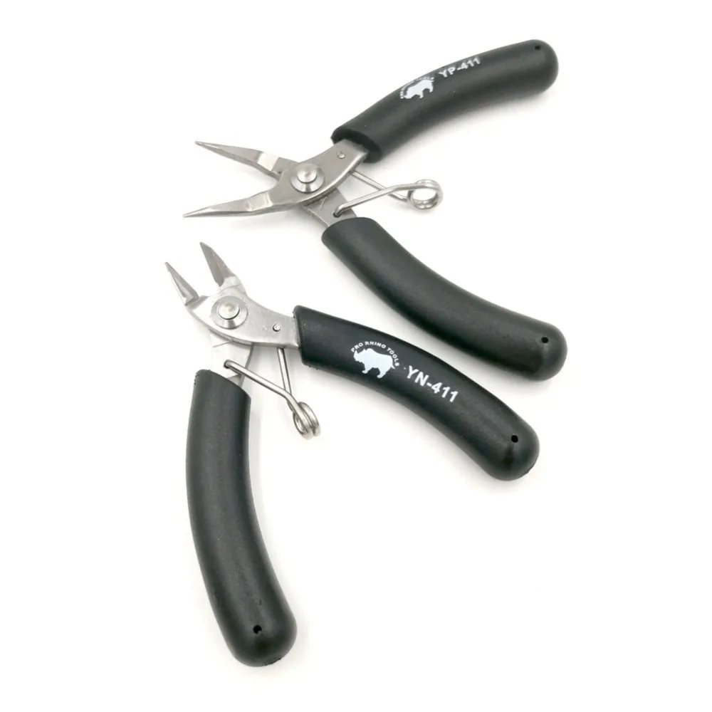 Japan RHINO YN-411 YP-411 Mini Long Nose Needle-nose Diagonal Pliers Cutter Crimping Bending for Fishing Handwork Repairing Tool
Japan RHINO YN-411 YP-411 Mini Long Nose Needle-nose Diagonal Pliers Cutter Crimping Bending for Fishing Handwork Repairing Tool