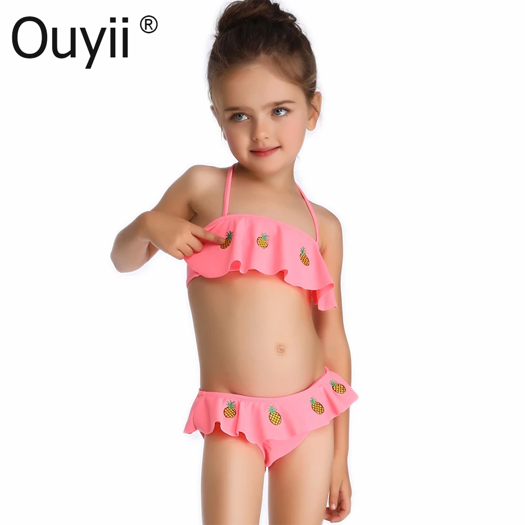 New Children's Swimsuit Pineapple Embroidered Bikini Strap Split Swimsuit Girls Swimwear Suit Summer Kids Bikini
New Children's Swimsuit Pineapple Embroidered Bikini Strap Split Swimsuit Girls Swimwear Suit Summer Kids Bikini