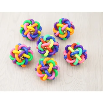 2pcs 6cm Dog chew ball toys colorful rubber ball with bell bite cleaning teeth toy for small dog interactive toy pet supplies
2pcs 6cm Dog chew ball toys colorful rubber ball with bell bite cleaning teeth toy for small dog interactive toy pet supplies