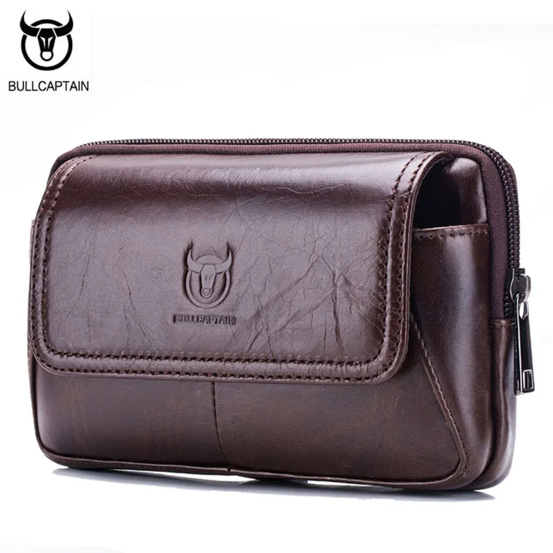BULLCAPTAIN Brand Men Waist Bag For Phone Genuine Leather Casual Small Men's Bag Purse Fanny Pack Belt Motorcyclist Bags Pouch
BULLCAPTAIN Brand Men Waist Bag For Phone Genuine Leather Casual Small Men's Bag Purse Fanny Pack Belt Motorcyclist Bags Pouch