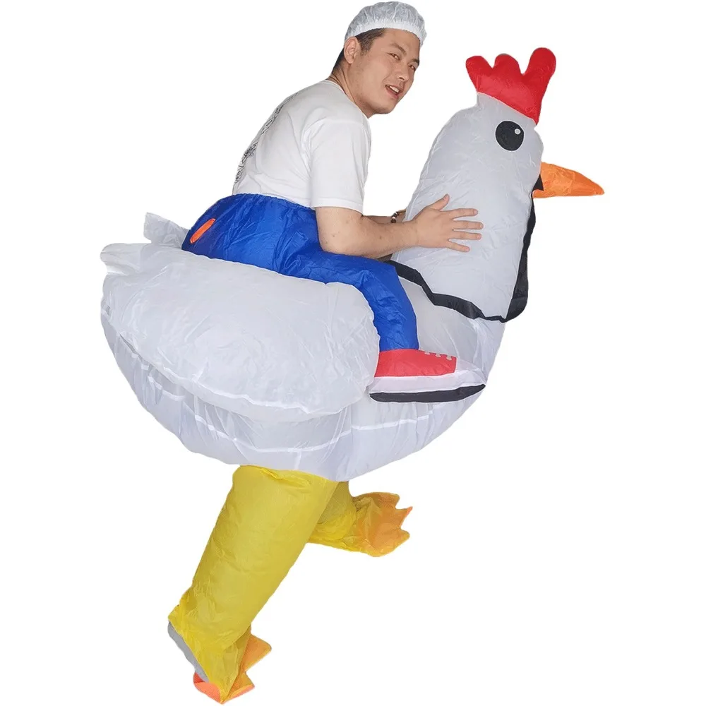 Rooster Inflatable Chicken Halloween Costume for Adults Cosplay Party Fancy Dress Carnival Birthday Blow Up Costume White
Rooster Inflatable Chicken Halloween Costume for Adults Cosplay Party Fancy Dress Carnival Birthday Blow Up Costume White