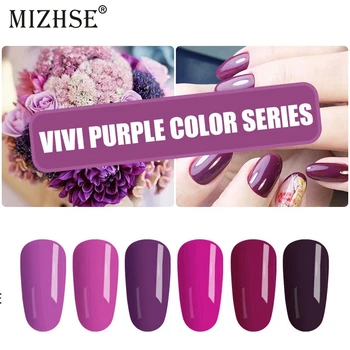 MIZHSE 7ml Pale Mauve Pink Nude Vernis Semi Permanant LED UV Gel Polish Purple Series Long Lasting Pure Color Nail Gel Lak
MIZHSE 7ml Pale Mauve Pink Nude Vernis Semi Permanant LED UV Gel Polish Purple Series Long Lasting Pure Color Nail Gel Lak