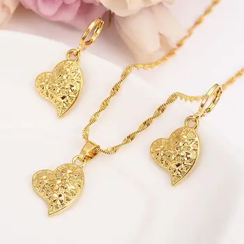 Diagonal five stars Heart Pendant Necklaces Earring Romantic Jewelry 24 k Fine Gold GF Womens gift Girlfriend Wife Gifts
Diagonal five stars Heart Pendant Necklaces Earring Romantic Jewelry 24 k Fine Gold GF Womens gift Girlfriend Wife Gifts