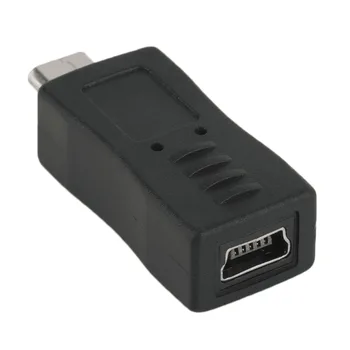 10pcs Universal Mini USB Adapter Mini USB Female to Micro USB Male Connector Adapter Converter Black
10pcs Universal Mini USB Adapter Mini USB Female to Micro USB Male Connector Adapter Converter Black