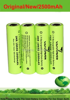 Free shipping!!20PCS/LOT Authentic 3.6V Vappower IMR 18650 2500mAh 35A high drain E-cig battery
Free shipping!!20PCS/LOT Authentic 3.6V Vappower IMR 18650 2500mAh 35A high drain E-cig battery