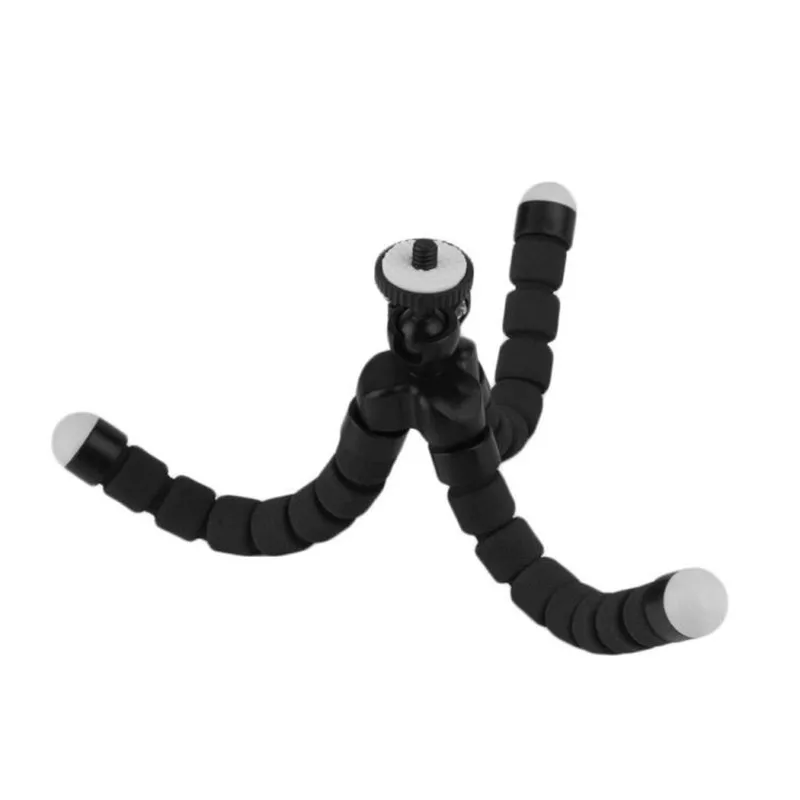 ANJIRUI Mini flexible portable sponge Octopus Tripod Stand Flexible for GoPro SLR DSLR DV Camera Small Camera phone Holder Stand