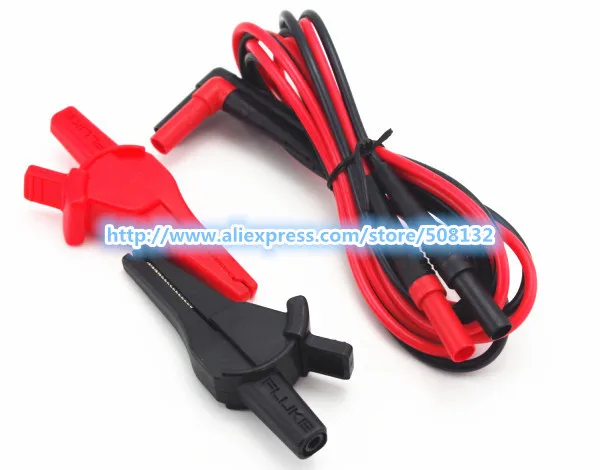 Test Lead Right Angle FLUKE TL224 + FLUKE SureGrip Alligator( Clips FLUKE AC285) Use for Multimeter Meter Clmap Meter
Test Lead Right Angle FLUKE TL224 + FLUKE SureGrip Alligator( Clips FLUKE AC285) Use for Multimeter Meter Clmap Meter