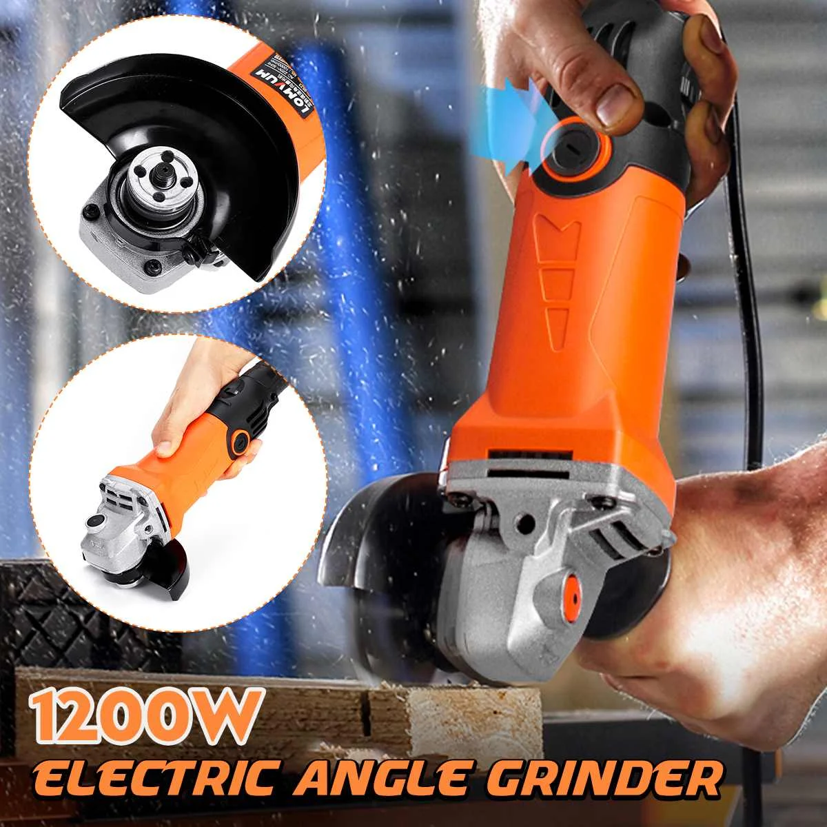 220V Angle Grinder 1200W 10000r/min Lithium-Ion M10 Cordless Power Tool Cutting and Grinding Machine Polisher for Home DIY
220V Angle Grinder 1200W 10000r/min Lithium-Ion M10 Cordless Power Tool Cutting and Grinding Machine Polisher for Home DIY