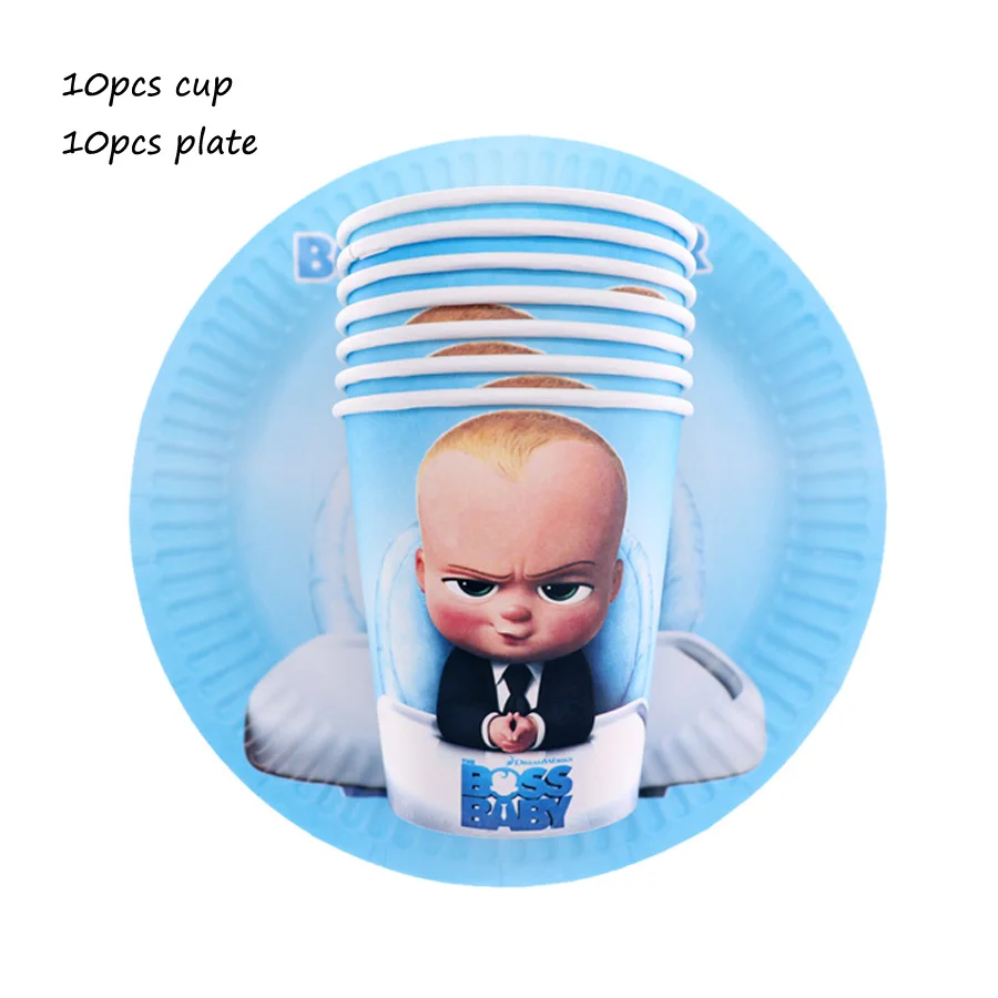 Boss baby Theme Party Tableware Birthday Baby Shower Party Cup Plate napkins Banner balloons Decorations party Supplies
Boss baby Theme Party Tableware Birthday Baby Shower Party Cup Plate napkins Banner balloons Decorations party Supplies