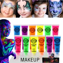 6 Colors Fluorescent Body Paint Adult Children Face Painting Stick Tattoo Pigment Art glowing paint for Party Halloween Makeup 
6 Colors Fluorescent Body Paint Adult Children Face Painting Stick Tattoo Pigment Art glowing paint for Party Halloween Makeup
