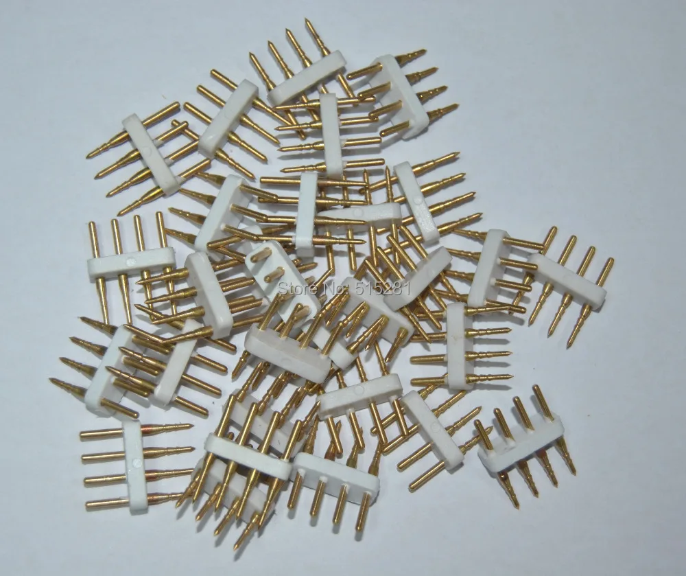 5pcs/lot 4 pin needle connector, male type double 4pin, accessories for 220V 5050 RGB led strip.easy to install Free Shipping
5pcs/lot 4 pin needle connector, male type double 4pin, accessories for 220V 5050 RGB led strip.easy to install Free Shipping