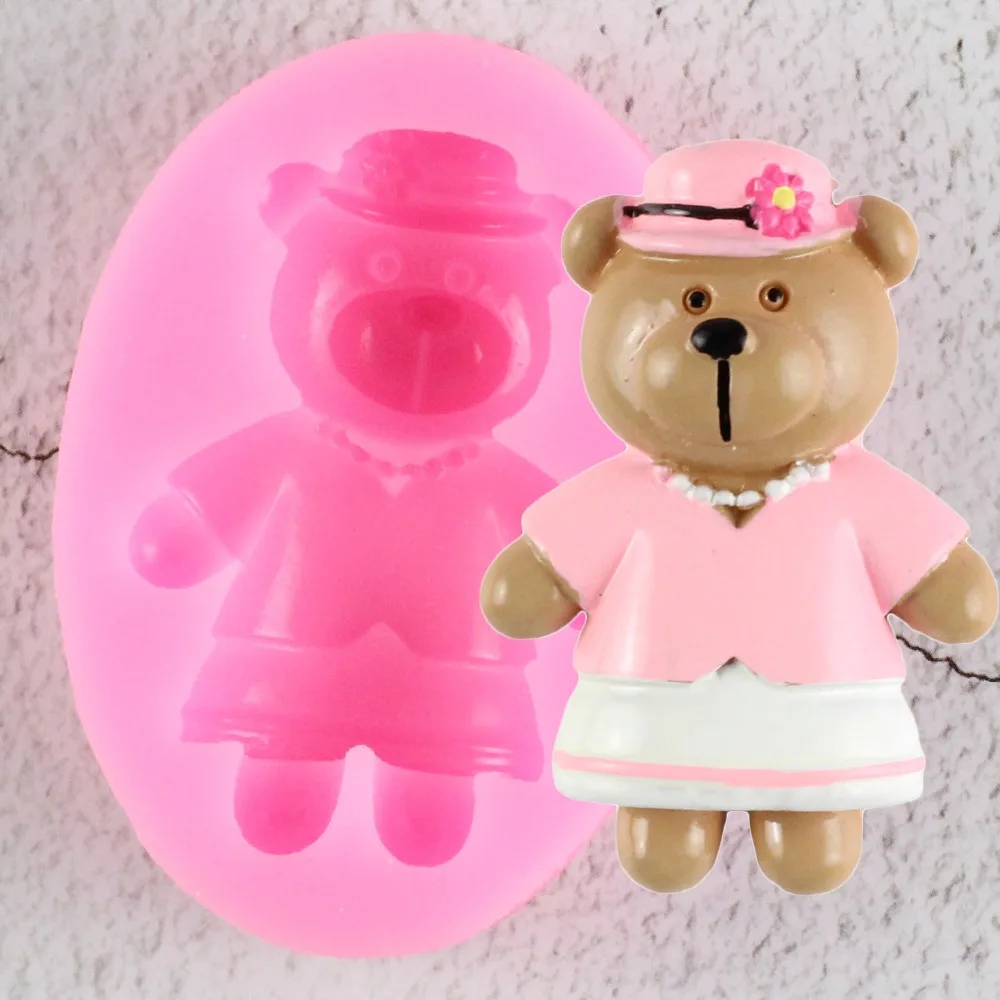 Bear Lovely Cartoon Animals Fondant Cake Mold Chocolate Mold Kitchen Baking Sugarcraft Decoration Tool
Bear Lovely Cartoon Animals Fondant Cake Mold Chocolate Mold Kitchen Baking Sugarcraft Decoration Tool