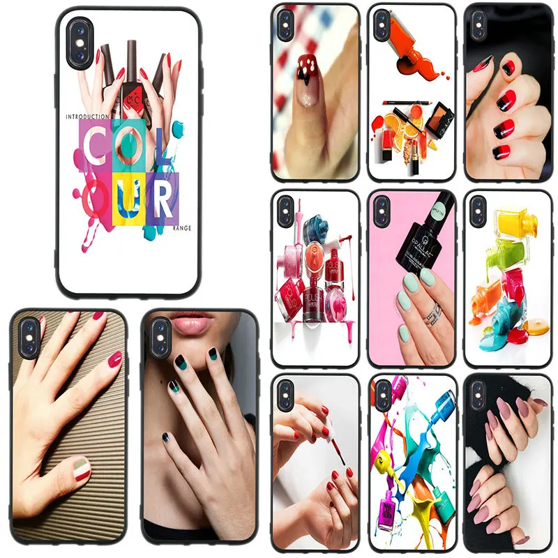 Nail Polish Enamel Color Soft TPU Siliconet Mobile Phone Cases for iPhone X XR XS Max 10 8 7 Plus 6 6S Plus 5 5S SE 4 4S Bags
Nail Polish Enamel Color Soft TPU Siliconet Mobile Phone Cases for iPhone X XR XS Max 10 8 7 Plus 6 6S Plus 5 5S SE 4 4S Bags