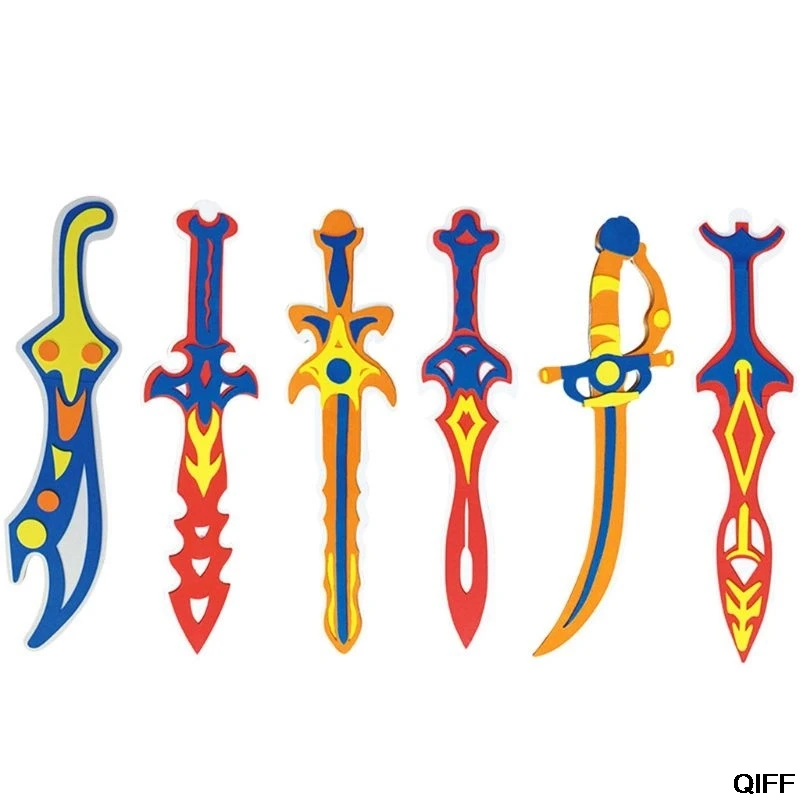 EVA Pirate Toy Sword DIY Safety 3D Puzzle Foam Toys Kids Toy Pretend Play Boys Gift
EVA Pirate Toy Sword DIY Safety 3D Puzzle Foam Toys Kids Toy Pretend Play Boys Gift
