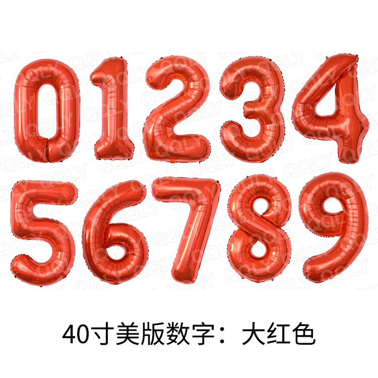 100pcs Number Balloon 40Inch Foil Helium Balloons Birthday Wedding Party Decoration lin2208
100pcs Number Balloon 40Inch Foil Helium Balloons Birthday Wedding Party Decoration lin2208