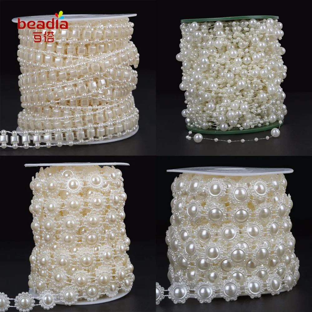 Hot sale 2m-10m Ivory Color 3mm-10mm Craft Square Imitation Pearl Beads Line Chain For Jewelry Accessories Gift
Hot sale 2m-10m Ivory Color 3mm-10mm Craft Square Imitation Pearl Beads Line Chain For Jewelry Accessories Gift