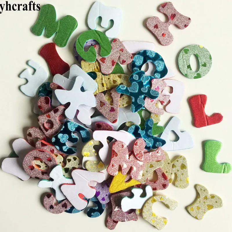 1bag/LOT,shiny A-Z letters alphabet foam stickers Kindergarten craft diy toys Self learning Teach your own Creative Handmade OEM
1bag/LOT,shiny A-Z letters alphabet foam stickers Kindergarten craft diy toys Self learning Teach your own Creative Handmade OEM