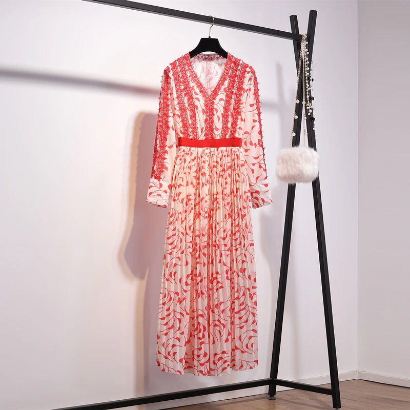 Oshangchaopin Women Summer Elegant Maxi Dresses Bohemia V-neck Long Sleeve Print Summer Beach Female Stylish Style Long Dresses
Oshangchaopin Women Summer Elegant Maxi Dresses Bohemia V-neck Long Sleeve Print Summer Beach Female Stylish Style Long Dresses