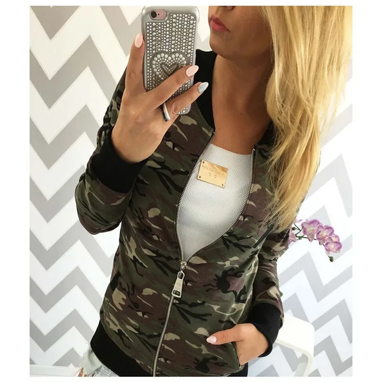 Women's Camo Jackets Safari Style Zip Up Jacket Long Sleeve Single casual outwear coats ladies outwear Jacket
Women's Camo Jackets Safari Style Zip Up Jacket Long Sleeve Single casual outwear coats ladies outwear Jacket